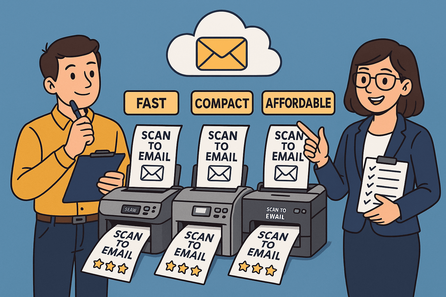 The Best Scan to Email Printers for Small Businesses in 2025